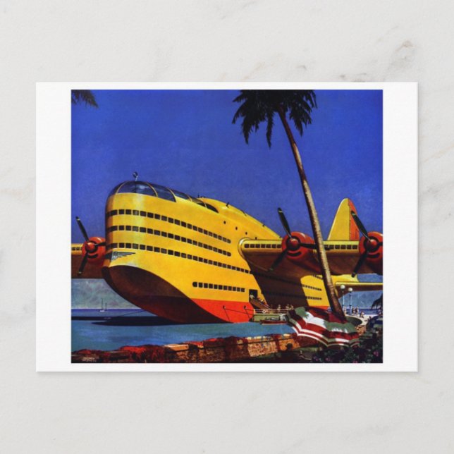 Vintage Aero-vykort Vykort (Framsida)