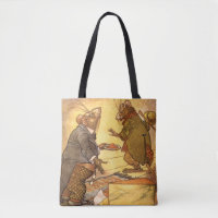 Vintage Aesops Fable, Land Mouse, City Mouse