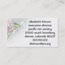 Vintage Affärskort i Stil i Asien Visitkort