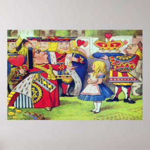 VINTAGE AFFISCH - ALICE IN WONDERLAND - GIFTS