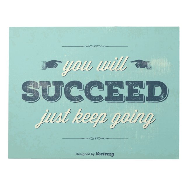 Vintage affisch anteckningsblock (Framsida)