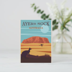 Vintage affisch Australien Vykort