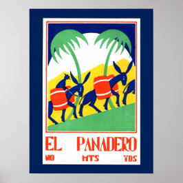 Vintage affisch - El Panadero