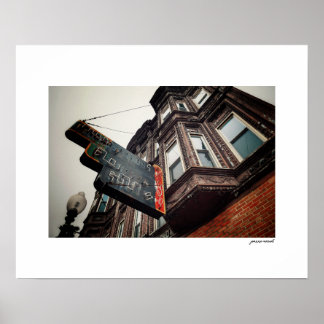 Vintage Affisch Tryck
