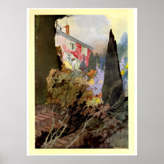 Vintage affisch Vår Sentimental Garden