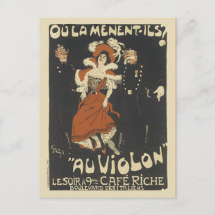 Vintage Affisch vykort