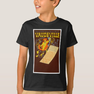 Vintage affischVaudevilleillustration T-shirt