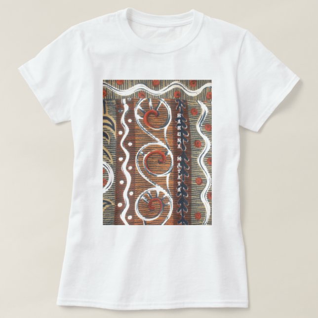 Vintage African Motif Art Print Tee (Design framsida)