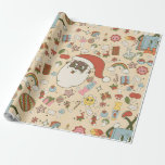 vintage african Santa hippie groovy christmas Presentpapper<br><div class="desc">Groovy,  christmas,  1960-talet,  funky,  1970-talet,  svart,  svart jultomten,  afrikanskt,  dissident,  disco,  afrikanskt jultomten,  vintage christmas</div>