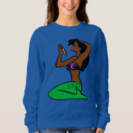 vintage african sjöjungfru t shirt