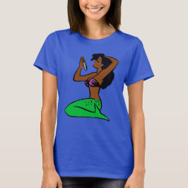 vintage african sjöjungfru t shirt