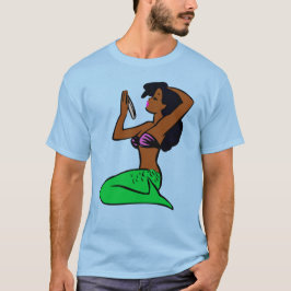vintage african sjöjungfru t shirt