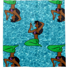 vintage afrikansk sjöjungfru havsvatten