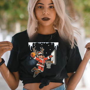 Vintage AI-konst "Rennar" Basketspelare Dunk T Shirt