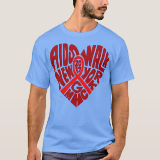 Vintage AIDS WALK New York T Shirt