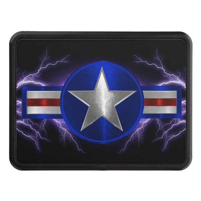 Vintage Air Force Veteran Dragkroksskydd (Framsidan)