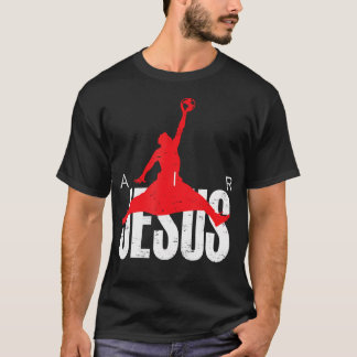 Vintage Air Jesus Sport Kristet religiöst Bibel T Shirt