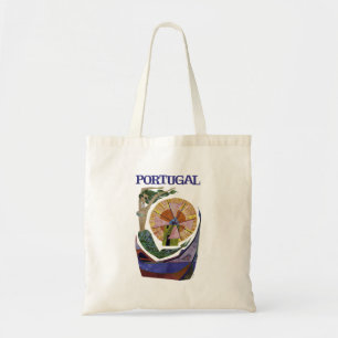 Vintage Airline Portugal Travel Tygkasse