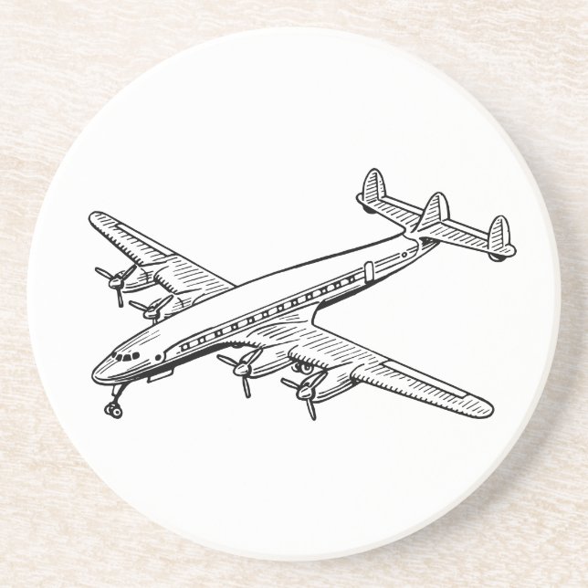 Vintage Airliner Underlägg (Framsidan)