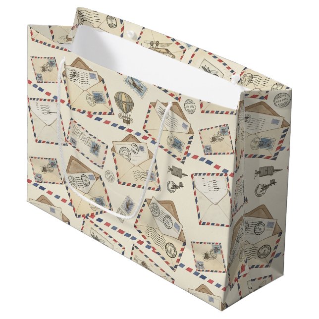 Vintage Airmail Äventyr (3) (Framsidan Vinklad)