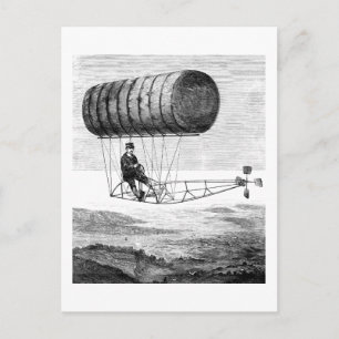 Vintage Airship/Blegon Blimp Dirisible Vykort
