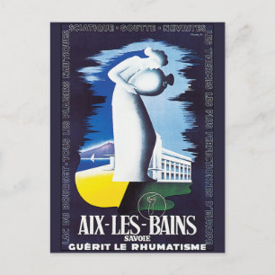 Vintage Aix-Les-Bains Vykort