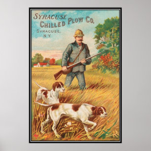 Vintage: åkerbruk advertizing - poster