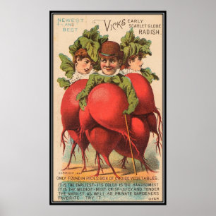 Vintage: åkerbruk advertizing - poster
