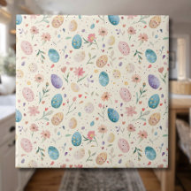 Vintage akvarell påskblommor blad ägg