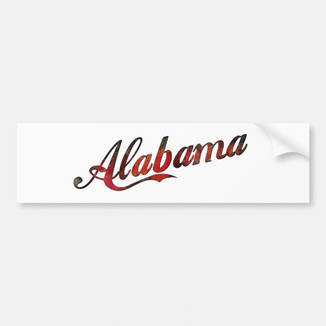 Vintage Alabama Bildekal (Framsidan)