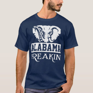 Vintage Alabama Elephant Bama Alabama Freakin Funn T Shirt