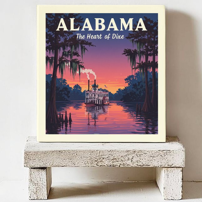 Vintage Alabama Kakelplatta (Skapare uppladdad)