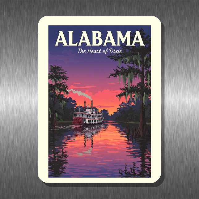 Vintage Alabama Magnet (Skapare uppladdad)