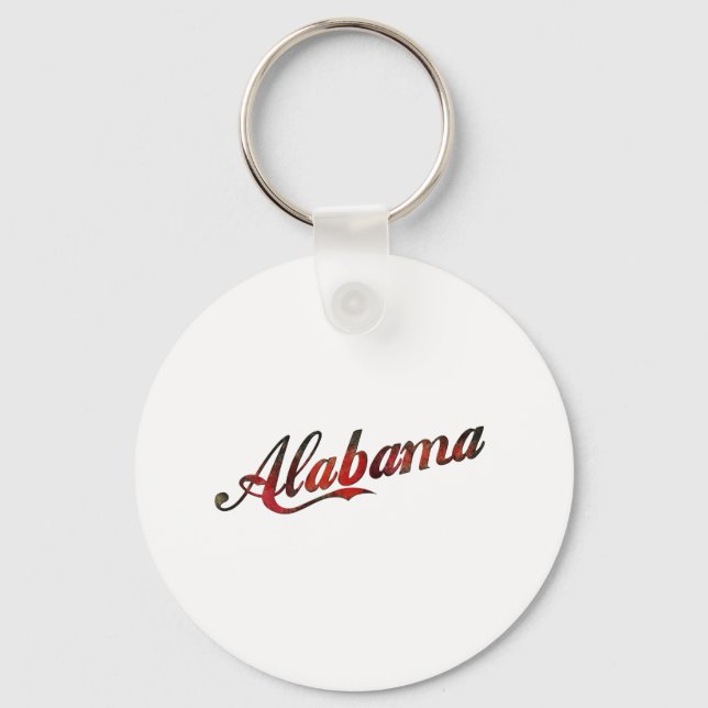 Vintage Alabama Nyckelring (Framsida)