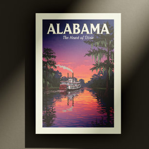 Vintage Alabama Vykort