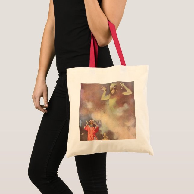 Vintage Aladdin och Genien i Lampan, Godwin Tygkasse (Framsida (produkt))