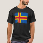 Vintage Åland Islands Flagga Åland Island Independ T Shirt<br><div class="desc">Vintage Åland Flagga Åland Independence day</div>