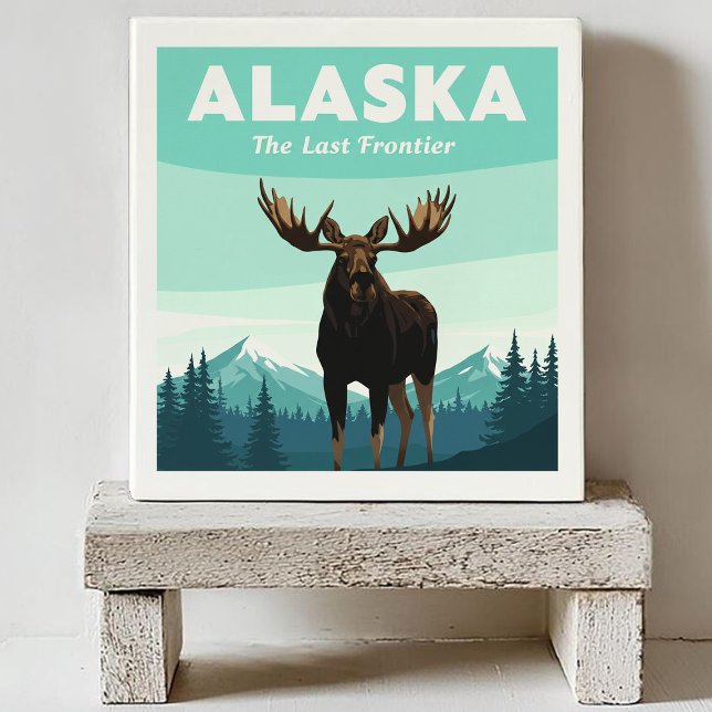 Vintage Alaska Kakelplatta (Skapare uppladdad)