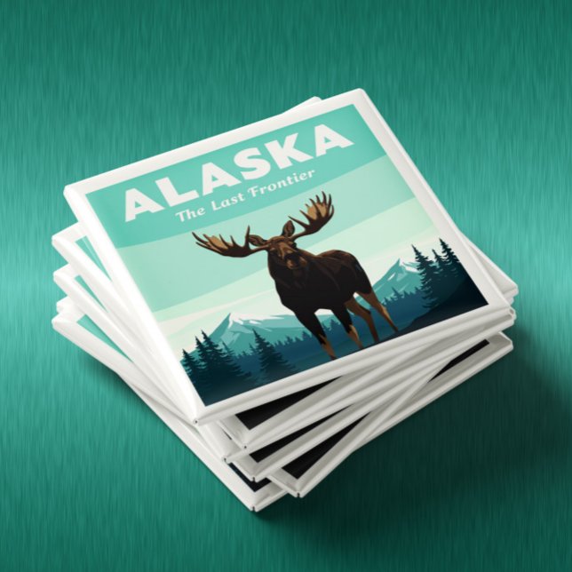 Vintage Alaska Magnet (Skapare uppladdad)