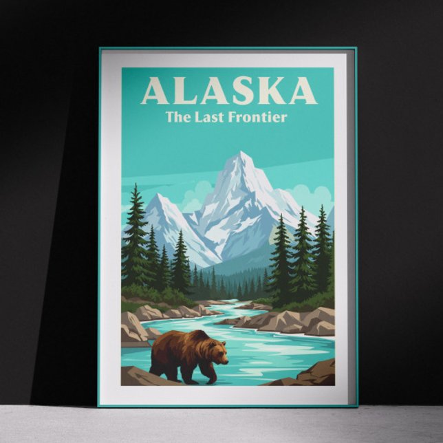 Vintage Alaska Poster (Skapare uppladdad)