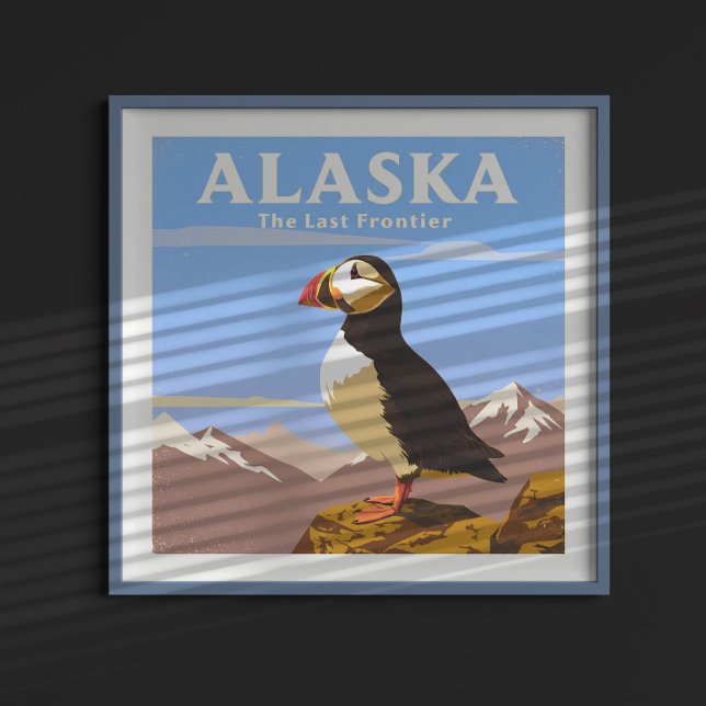 Vintage Alaska Poster (Skapare uppladdad)