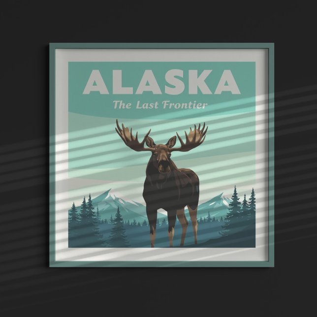 Vintage Alaska Poster (Skapare uppladdad)