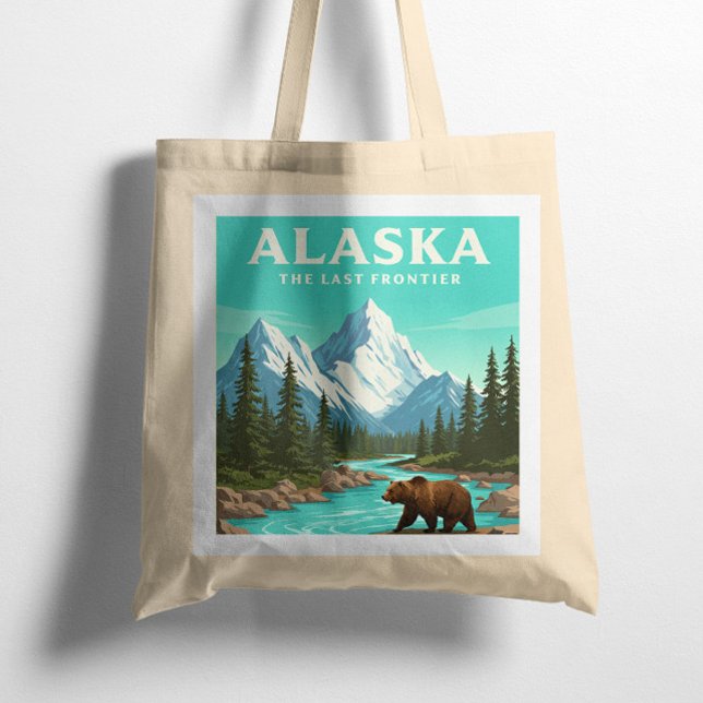 Vintage Alaska Tygkasse (Skapare uppladdad)