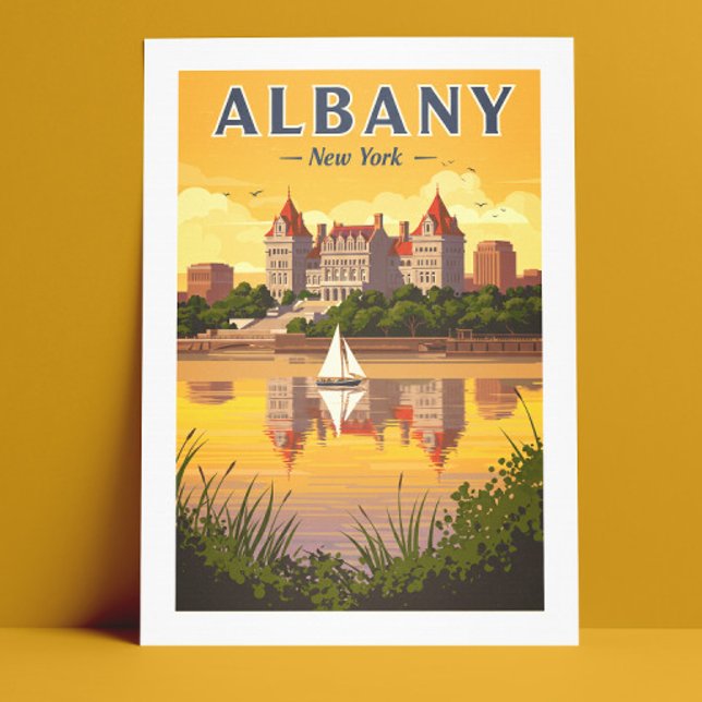 Vintage Albany New York Vykort (Skapare uppladdad)