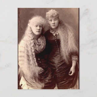 Vintage Albino Beauties Vykort