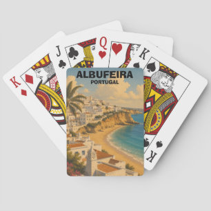 Vintage Albufeira Portugal Algarve Resa Casinokort