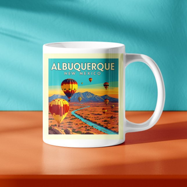 Vintage Albuquerque New Mexico Kaffemugg (Skapare uppladdad)
