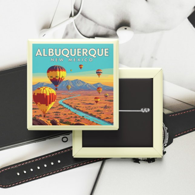 Vintage Albuquerque New Mexico Knapp (Skapare uppladdad)