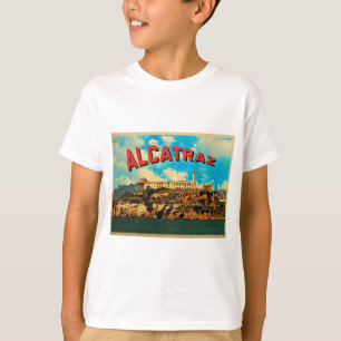 Vintage Alcatraz-ön Tee Shirt