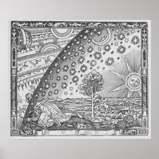 Vintage Alchemical Illustration Poster (Framsidan)